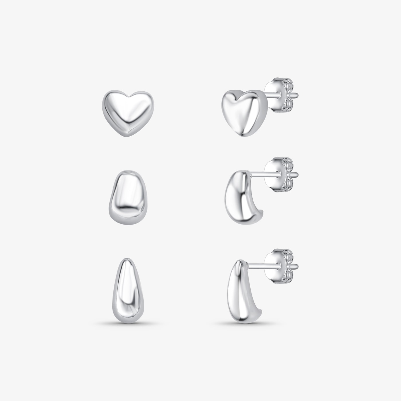 Brincos pequenos, médio, grande, ear cuff, pérola, com zircônia, cravejado, clic, trio de brincos 