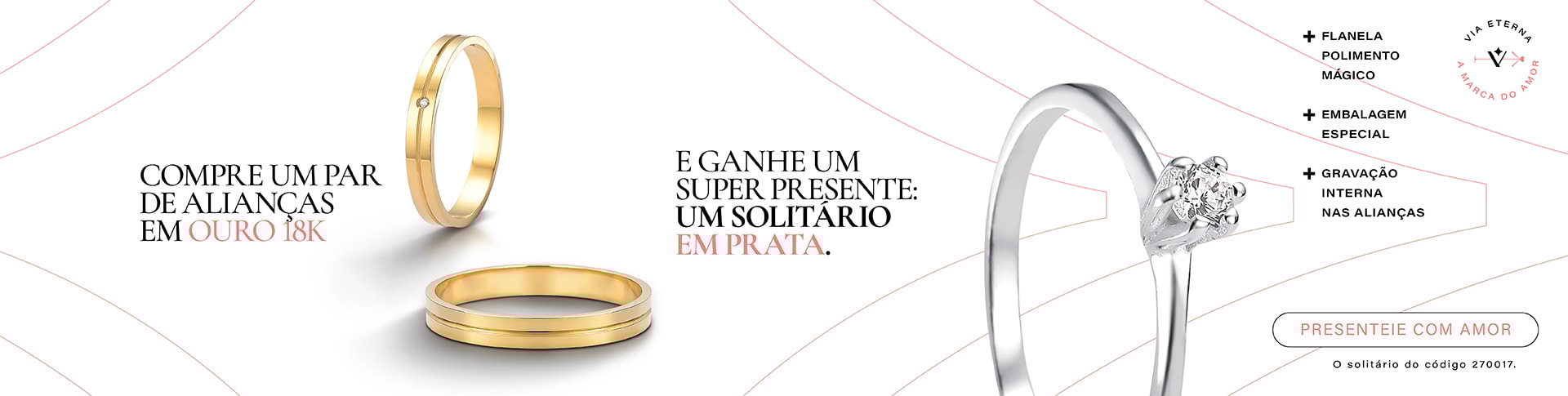 Promo alianças de ouro 