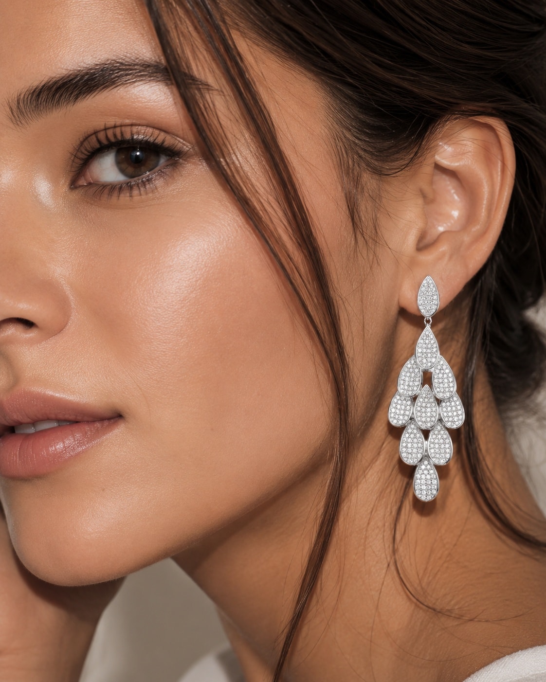 Brincos pequenos, médio, grande, ear cuff, pérola, com zircônia, cravejado, clic, trio de brincos 