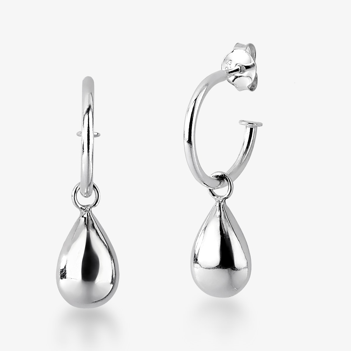 argola com pingente, prata 925, prata 950, brincos, brincos argola